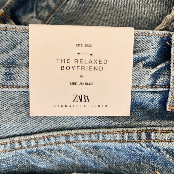 Zara Relaxed Boyfriend Straight Leg | NWT | Size 8 - Picture 11 of 12